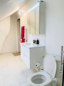 Koupelna v ubytování Le Bora Cosy House - T2 lumineux et moderne à proximité du métro + 21 fotografií