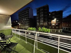 En balkon eller terrasse på Alojamiento Céntrico Santa Ana