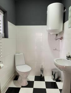 ラーゼシュチュナにあるAzaliyaのバスルーム(トイレ、洗面台付)