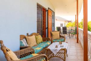 Posezení v ubytování Jacuzzi Pool House AMA5690