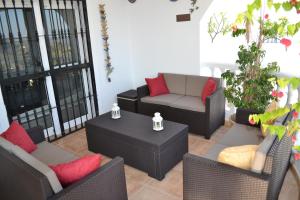 A seating area at Villa Las Golondrinas