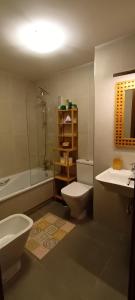 Koupelna v ubytování Great apartment for families