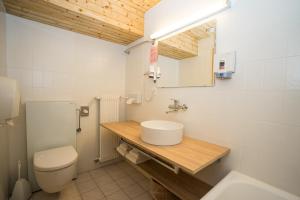 Bilik mandi di Hotel de Moiry Supérieur