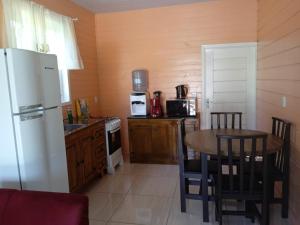 Nhà bếp/bếp nhỏ tại Casa das Palmeiras