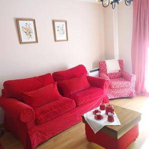 Posezení v ubytování La casita de Mar + 1 fotografie