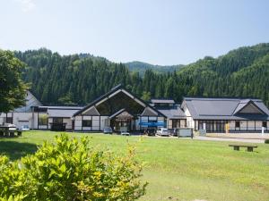 Landskap semula jadi dekat dengan ryokan