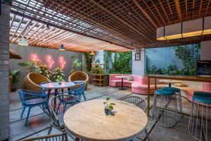 Posezení v ubytování Liberta Seminyak Hotel