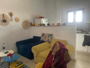 Appartement à Carthage byrsa的休息区