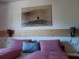 Letto o letti in una camera di Haus Barbara