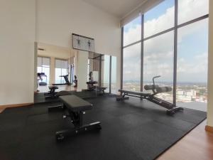 Fitness centrum a/nebo fitness zařízení v ubytování Mykey The Quartz A-13A-09 Melaka City