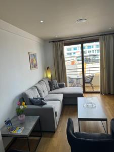 Posezení v ubytování Ithaki Phinikoudes Apartment No. 105