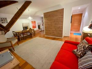 Posezení v ubytování Casa Barbun - Soglio GR