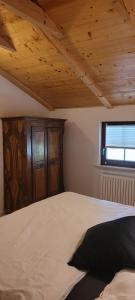 En eller flere senge i et værelse på Apartment Bergblick Lohnerlehen