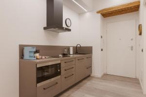 Köök või kööginurk majutusasutuses San Nicolò Suites