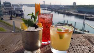 Getränke in der Unterkunft ATLANTIC Hotel Kiel