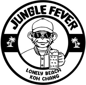 a logo for a jingle fever honey beach koh chang at Jungle Fever Koh Chang in Ko Chang