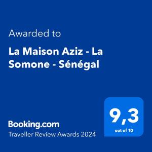 Galeriebild der Unterkunft Maison Aziz - Somone - Sénégal in Somone + 7 Fotos