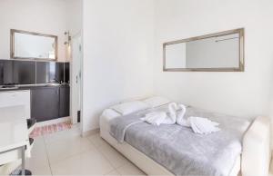 Posteľ alebo postele v izbe v ubytovaní Apartment Entre les jardins