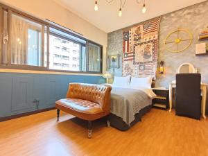 Letto o letti in una camera di 一中喵喵 有統編收據 禁菸 非自助