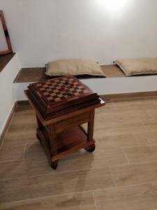 Posezení v ubytování B&B Dogana Appartamento