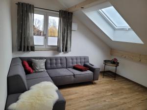Posezení v ubytování Ferienwohnung Klauserhof