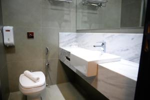Koupelna v ubytování Carlton Plaza Hotel Uberlandia