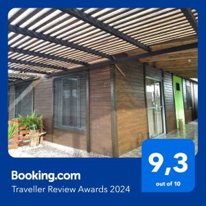 Certifikát, hodnocení, plakát nebo jiný dokument vystavený v ubytování Cabaña OHANA ALVORADA -BARRA CHUY BRASIL