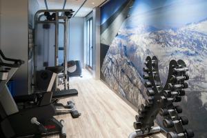 Fitness centrum a/nebo fitness zařízení v ubytování Catalonia Gran Via BCN