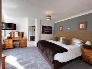 Katil atau katil-katil dalam bilik di Craig-y-Dderwen Riverside Hotel