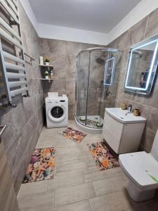 Et badeværelse på Bianca Residence 1 by Alz