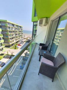 En balkon eller terrasse på Bianca Residence 1 by Alz