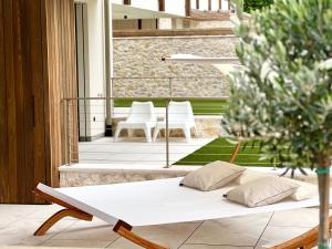 Χώρος καθιστικού στο Lago Style Apartment