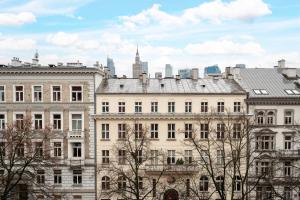 Výhľad na mesto Varšava alebo výhľad na mesto priamo z apartmánu