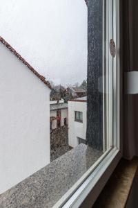 Balkón nebo terasa v ubytování Pension für Monteure in Leipzig