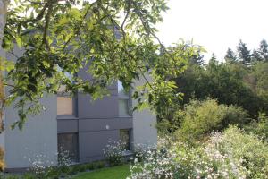ein Haus inmitten eines Gartens in der Unterkunft Vakantiehuis Ardennen Entre Ciel Et Forêt in Houyet