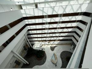 an overhead view of a lobby of a building at Sansa suite SeaSide Sea View dream Apartment in Eilat