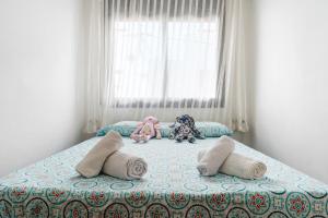 Postel nebo postele na pokoji v ubytování Vendrell Centre
