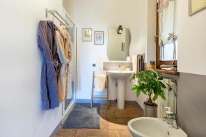 Koupelna v ubytování B&B La Casetta di Ben