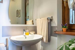 Koupelna v ubytování B&B La Casetta di Ben
