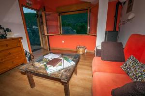 Posezení v ubytování Casa Rural Aguas Frías I