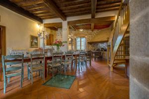 Restaurace v ubytování Casale Fontocchio