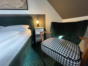 Postel nebo postele na pokoji v ubytování Hafen 17 Hotel Küche Bar