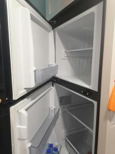 Kuchyň nebo kuchyňský kout v ubytování Kyan caravan