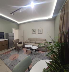 Kuchyň nebo kuchyňský kout v ubytování Oda Hotel Tirana