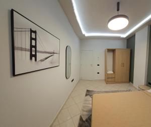 Postel nebo postele na pokoji v ubytování Oda Hotel Tirana