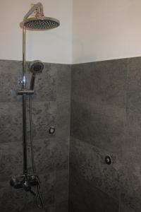 a shower with a shower head in a bathroom at Villa Olde Ceylon in Kandy