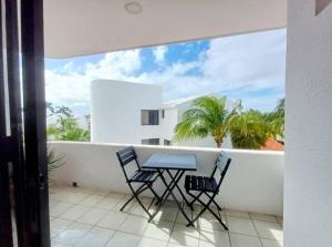 Balkón nebo terasa v ubytování Espacioso departamento en Cancún