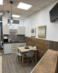 Kuchyň nebo kuchyňský kout v ubytování GUADIANA LOFT EXPERIENCE KALA