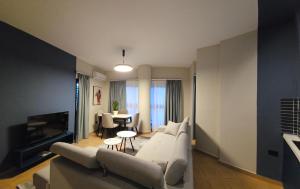Postel nebo postele na pokoji v ubytování Oda Hotel Tirana