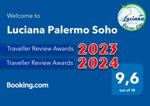 ein Screenshot des Logos des Lottto palma palmaentoentoentoentoento in der Unterkunft Luciana Palermo Soho in Buenos Aires